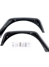Combat Off Road Black Aluminum Fenders Rear Pair Jeep Wrangler 2007-2018                                     - 15-1079 - Image 2